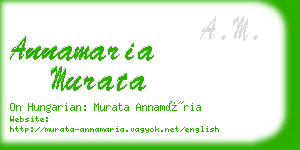 annamaria murata business card